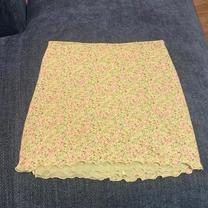 Calvin Klein floral skirt